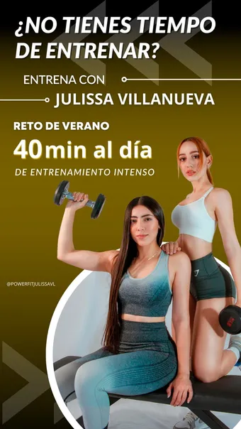 Entrena con Julissa Villanueva